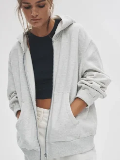 The Set Lot de 2 sweats à capuche zippés