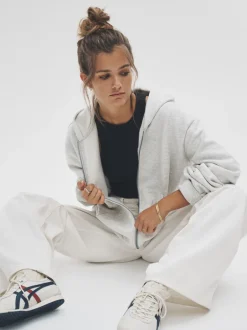 The Set Lot de 2 sweats à capuche zippés