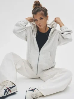 The Set Lot de 2 sweats à capuche zippés