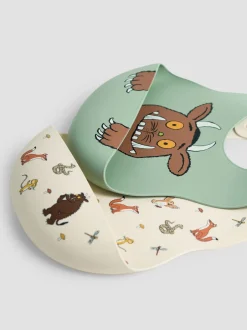 Jojo Maman Bébé Lot de 2bavoirs en silicone The Gruffalo Outlet