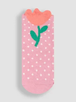 Jojo Maman Bébé Lot de 3chaussettes à fleurs
