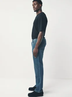 Next - Ajustement droit - Jean Motionflex Lumière bleue Sale