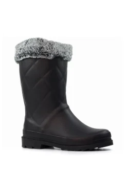 Lunar Wellingtons doublées de fausse fourrure Norvège Sale