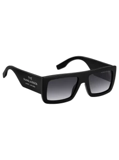 Marc Jacobs Lunettes de soleil à haut plat rectangulaire Outlet