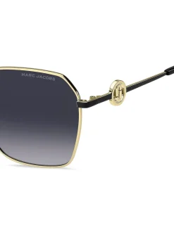 Marc Jacobs Lunettes de soleil dorées carrées Best