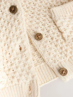 Next Maille écru - Cardigan brodé (0mths-2yrs) Discount