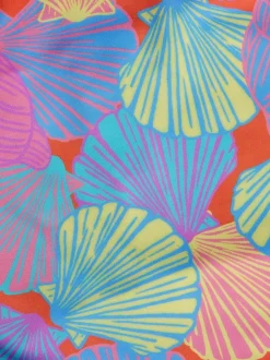 Monsoon Maillot de bain froncé imprimé coquillage Online