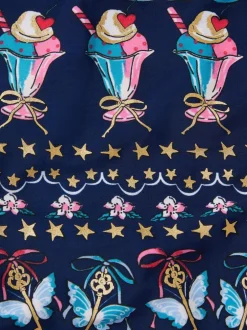 Monsoon Maillot de bain imprimé crème Hot