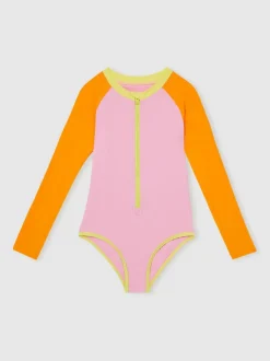 Reiss Maillot de bain Sally à manches longues et motif color-block Outlet