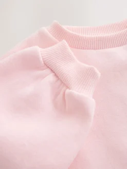 Next - Sweat à col ras du cou (3mths-7yrs) Maison rose clair New