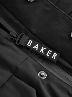 Baker by Ted Baker Manteau bomber rembourré résistant à la douche noir New