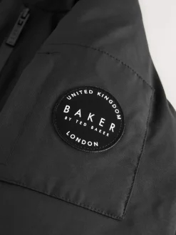Baker by Ted Baker Manteau bomber rembourré résistant à la douche noir New