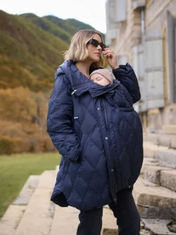 Seraphine Manteau de grossesse et de portage léger matelassé 3 en 1 Outlet