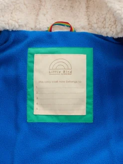 Little Bird by Jools Oliver Manteau matelassé imperméable à chevrons couleur vive Outlet