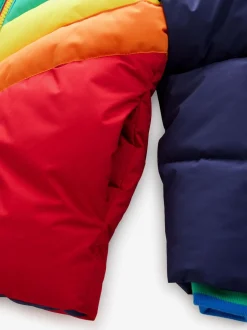 Little Bird by Jools Oliver Manteau matelassé imperméable à chevrons couleur vive Outlet