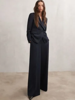 Reiss marine - Blazer de costume Gabi à double boutonnage Online