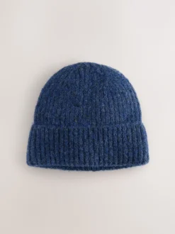 Next - Bonnet côtelé contenant de la laine marine Sale