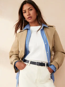 Next - Ceintures de cuir régulières marine Outlet