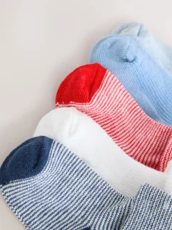 Next marine - Chaussettes à roulettes brodées 5 Lot (0mths-2yrs) Best