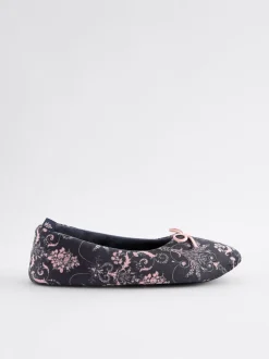 Laura Ashley marine - Chaussons de ballet Sale