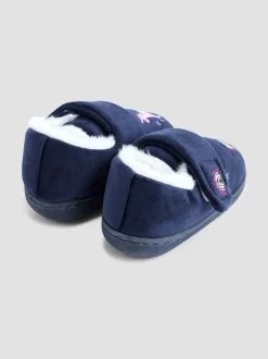 Jojo Maman Bébé marine - Chaussons licorne Outlet