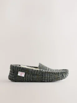Next marine - Chaussons mocassins Signature Harris Tweed Discount