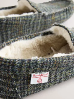 Next marine - Chaussons mocassins Signature Harris Tweed Discount