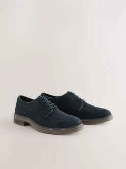 Next marine - Chaussures derby en suédine Discount