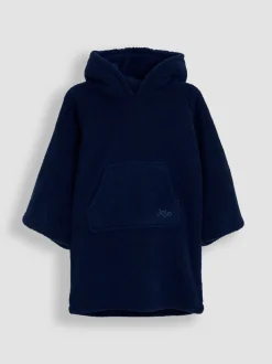 Jojo Maman Bébé marine - Couverture douillette à capuche Discount