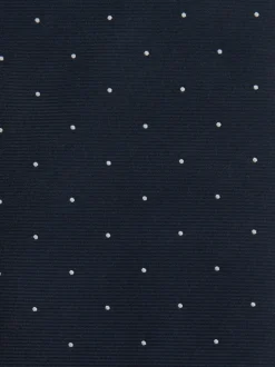 Reiss - Cravate à pois en soie Liam marine Hot