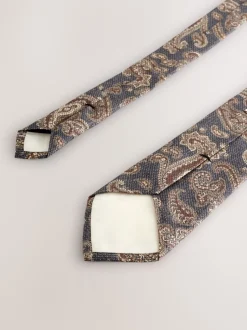 Next marine - Cravate Signature Made in Italie à motif paisley Best