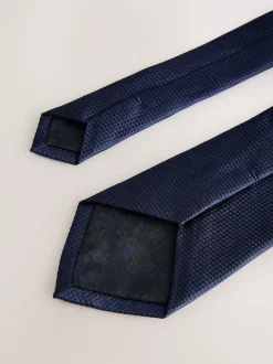 Next - Ensemble cravate et pochette texturées marine Hot