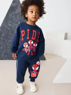 Next marine - Ensemble sweat-shirt et survêtement Spidey Col rond (9mois à8ans)