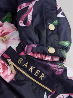 Baker by Ted Baker marine - Imperméable à ourlet Marque résistant à la douche