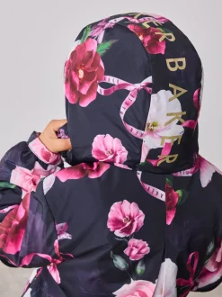 Baker by Ted Baker marine - Imperméable à ourlet Marque résistant à la douche