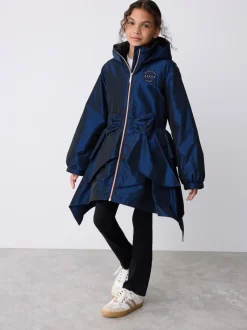 Baker by Ted Baker marine - Imperméable à volants et nœud résistant à la douche