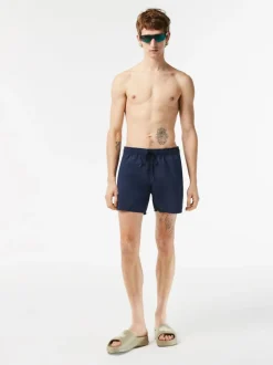 Lacoste marine - Short léger de bain Sale