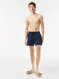 Lacoste marine - Short léger de bain Sale