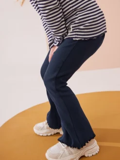 Next - Leggings évasés à côtes (3mths-7yrs) marine New