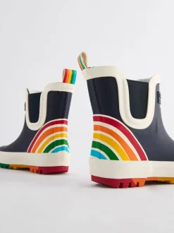 Little Bird by Jools Oliver marine - Rainbow Welly Boots Best