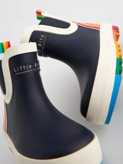 Little Bird by Jools Oliver marine - Rainbow Welly Boots Best