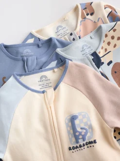 Next marine - Lot de 4 dors-bien zippés pour bébé (0mois à2ans) Outlet