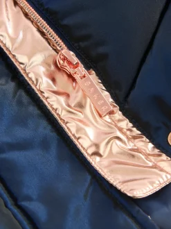 Baker by Ted Baker marine - Manteau Ceinturé , mi-lourd, matelassé et Résistant à la douche Outlet