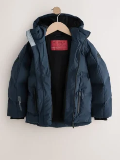 Next - Manteau rembourré doublé en micropolaire Résistant à la douche (3-17ans) marine