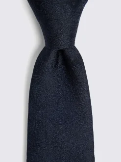 MOSS - Mariage Motif paisley Cravate marine Best