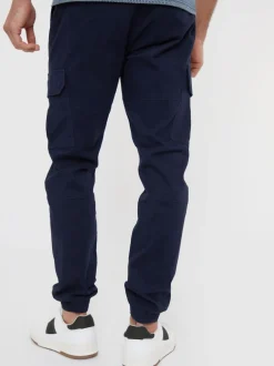 Threadbare marine - Pantalon cargo style jogger en coton stretch Sale