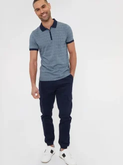 Threadbare marine - Pantalon cargo style jogger en coton stretch Sale