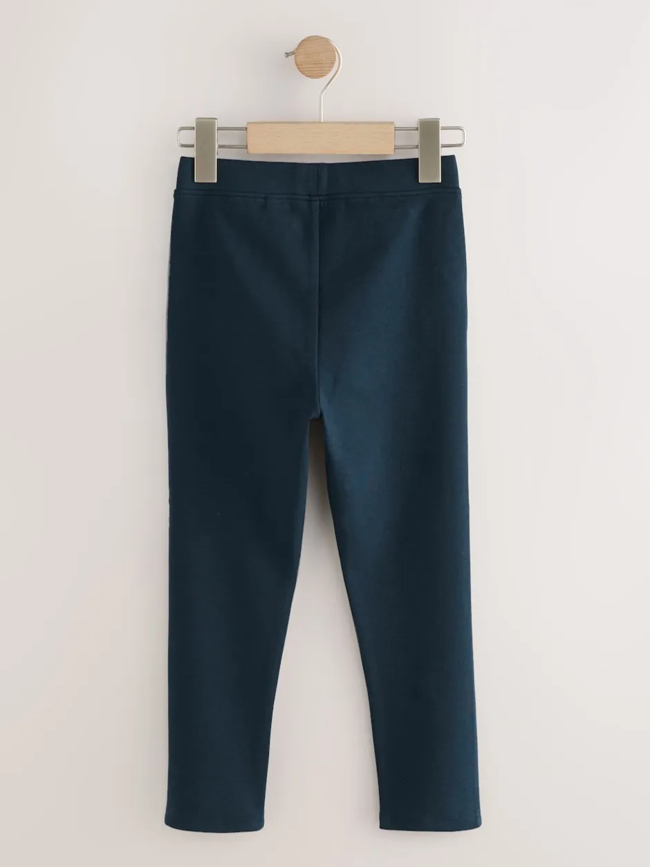 Next marine - Pantalon d’école extensible riche en coton à enfiler (3-16ans)