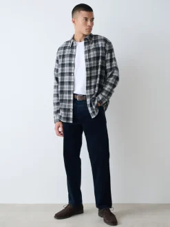 Next marine - Pantalons en velours côtelé ceinturés Best