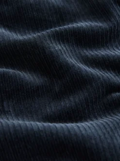 Next marine - Pantalons en velours côtelé ceinturés Best